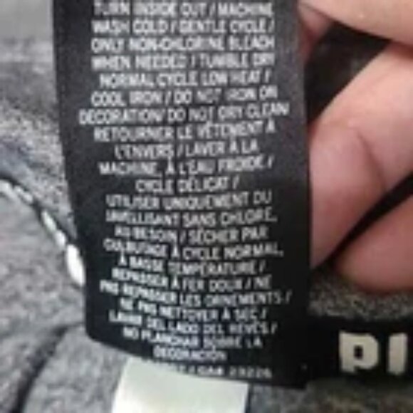 PINK ULTIMATE VICTORIA'S SECRET Gray Half Zip Collar Active Jacket - Size Large - Picture 8 of 10